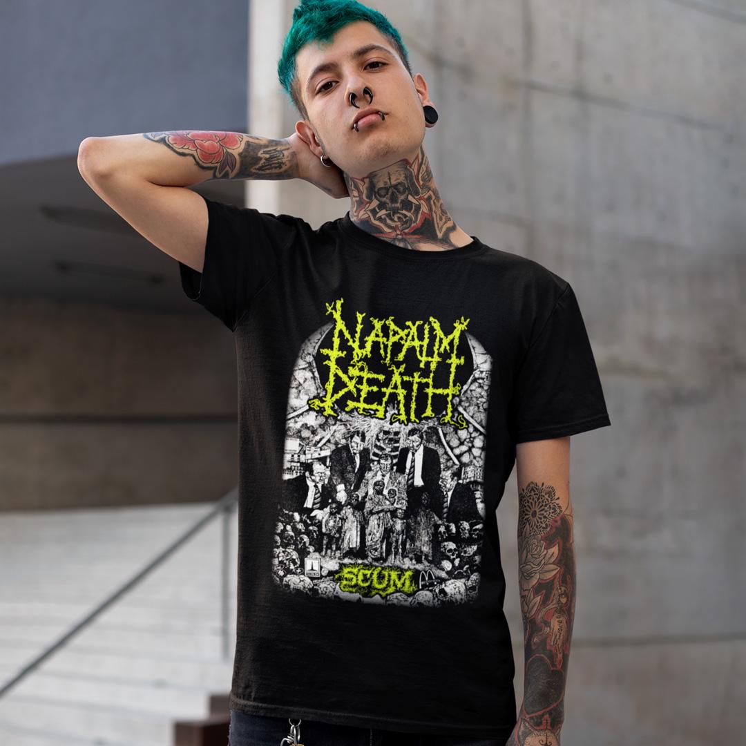 Футболка унисекс Napalm Death Scum 1987 XL Черный (00000008839)