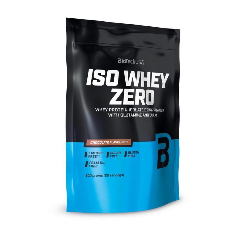 Сироватковий ізолят BioTech USA Iso Whey Zero 500 г Шоколад (03839-01)