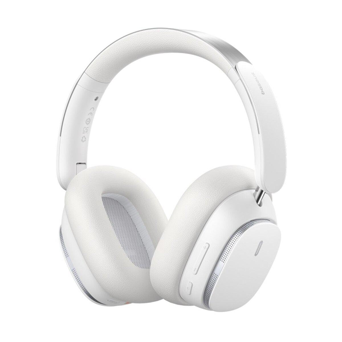 Навушники бездротові BASEUS Bowie H1 Pro Noise-Cancellation Wireless Headphones Moon White (A00050601213-00) Навушники бездротові BASEUS Bowie H1 Pro Noise-Cancellation Wireless Headphones Moon White (A00050601213-00)