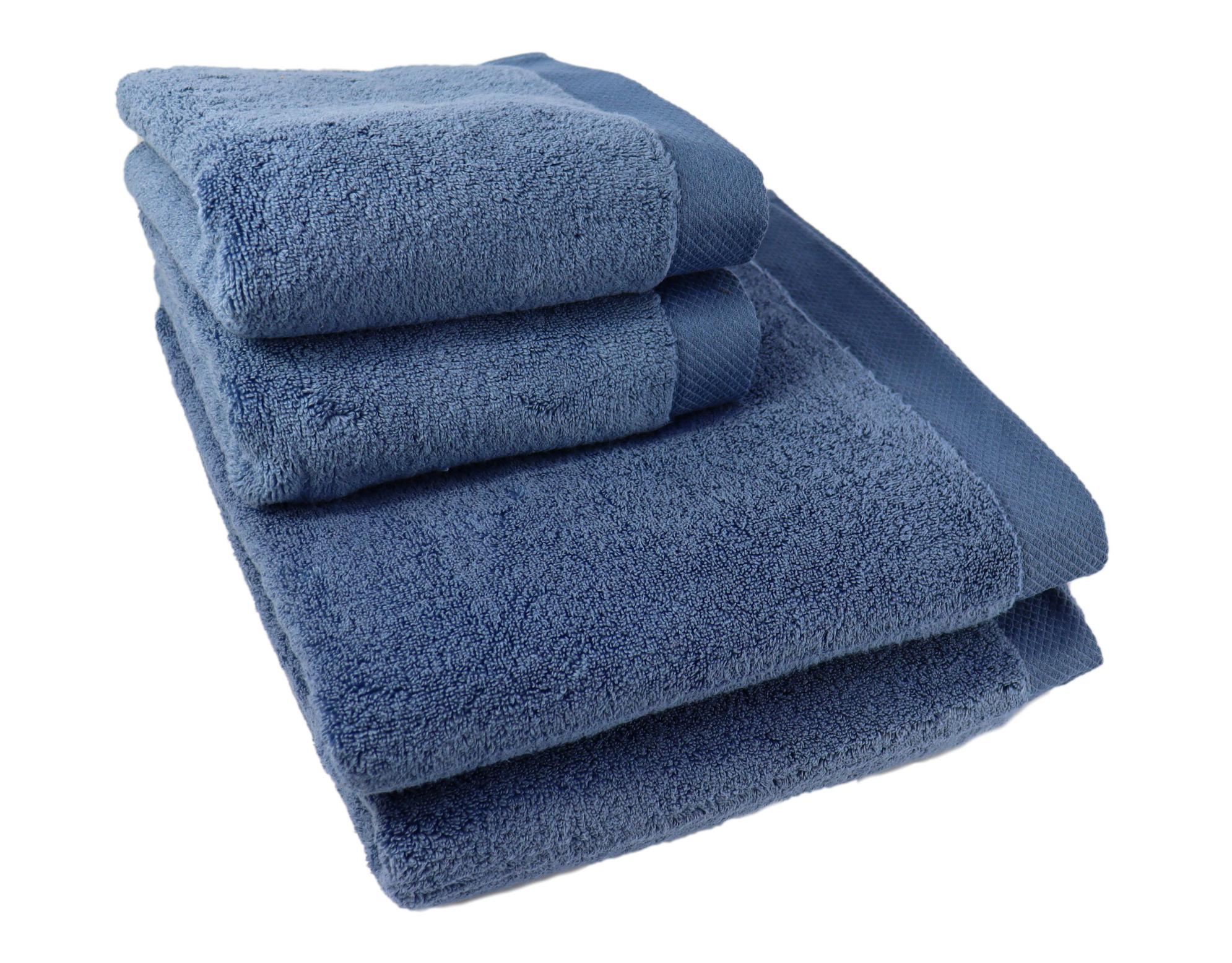 Рушник Lubow Microcotton 50х90 см 550 г/м2 Синій - фото 2 Рушник Lubow Microcotton 50х90 см 550 г/м2 Синій - фото 2