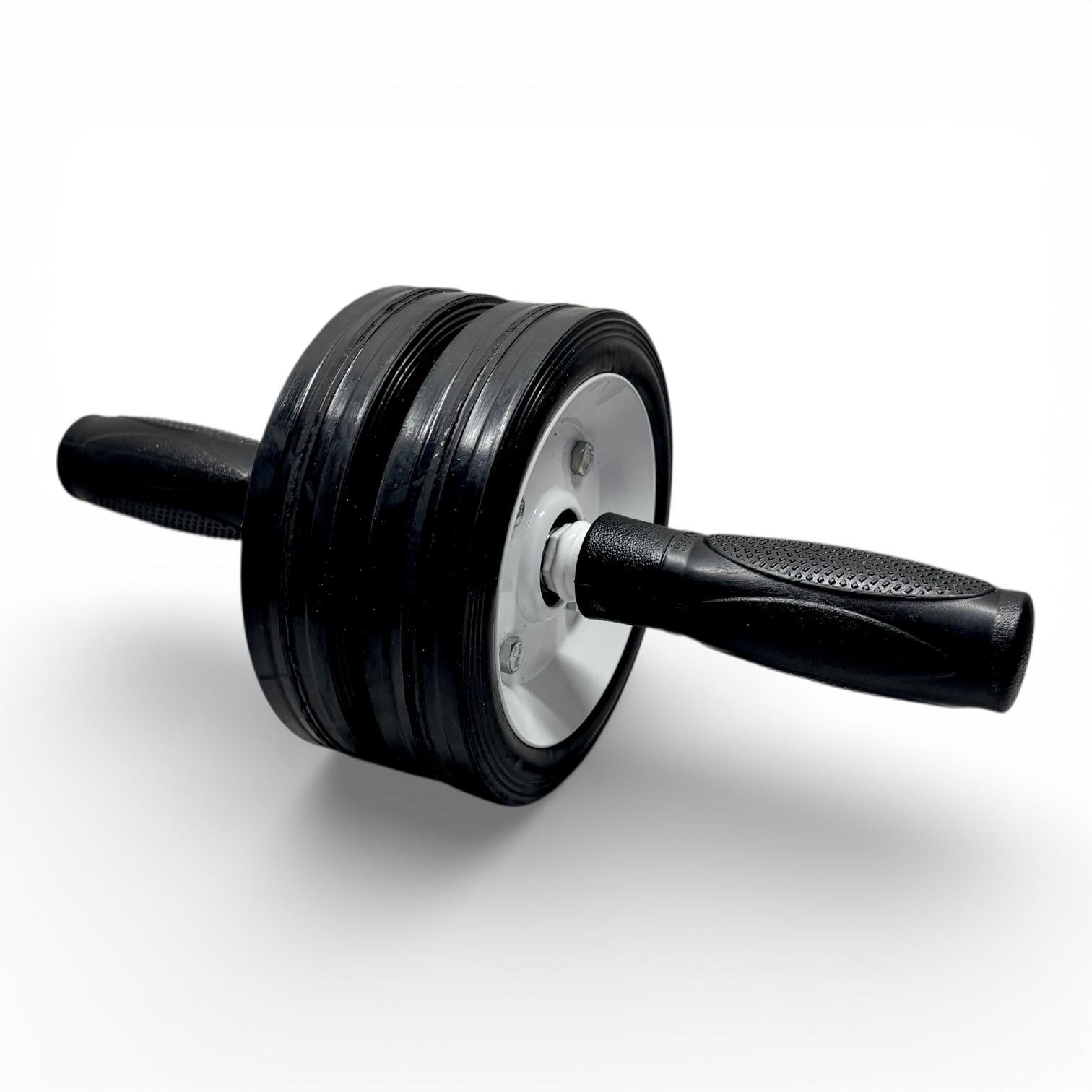 Ролик для преса Міць колесо подвійне Білий (31323844) Ролик для преса Міць колесо подвійне Білий (31323844)