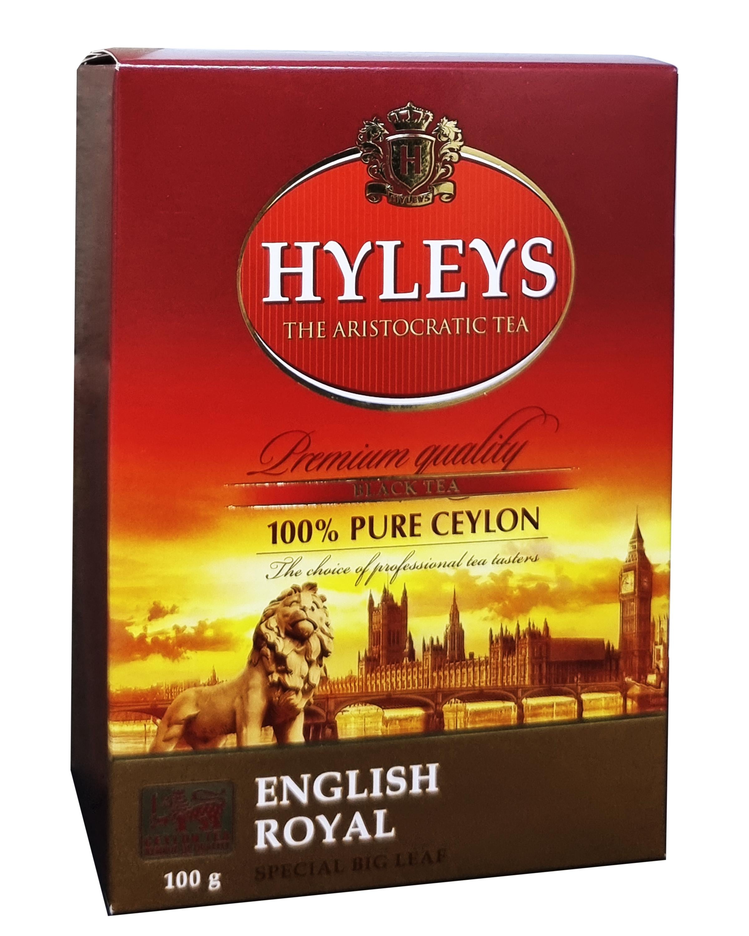 Чай Hyleys English Royal черный цельнолистовой 100г (56901)