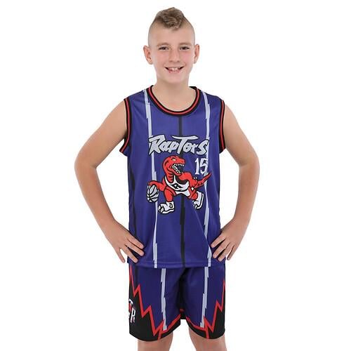 Форма баскетбольная детская NBA клуб Toronto Raptors Carter 15 BA-9828 L 128-134 см Фиолетовый (31105398)
