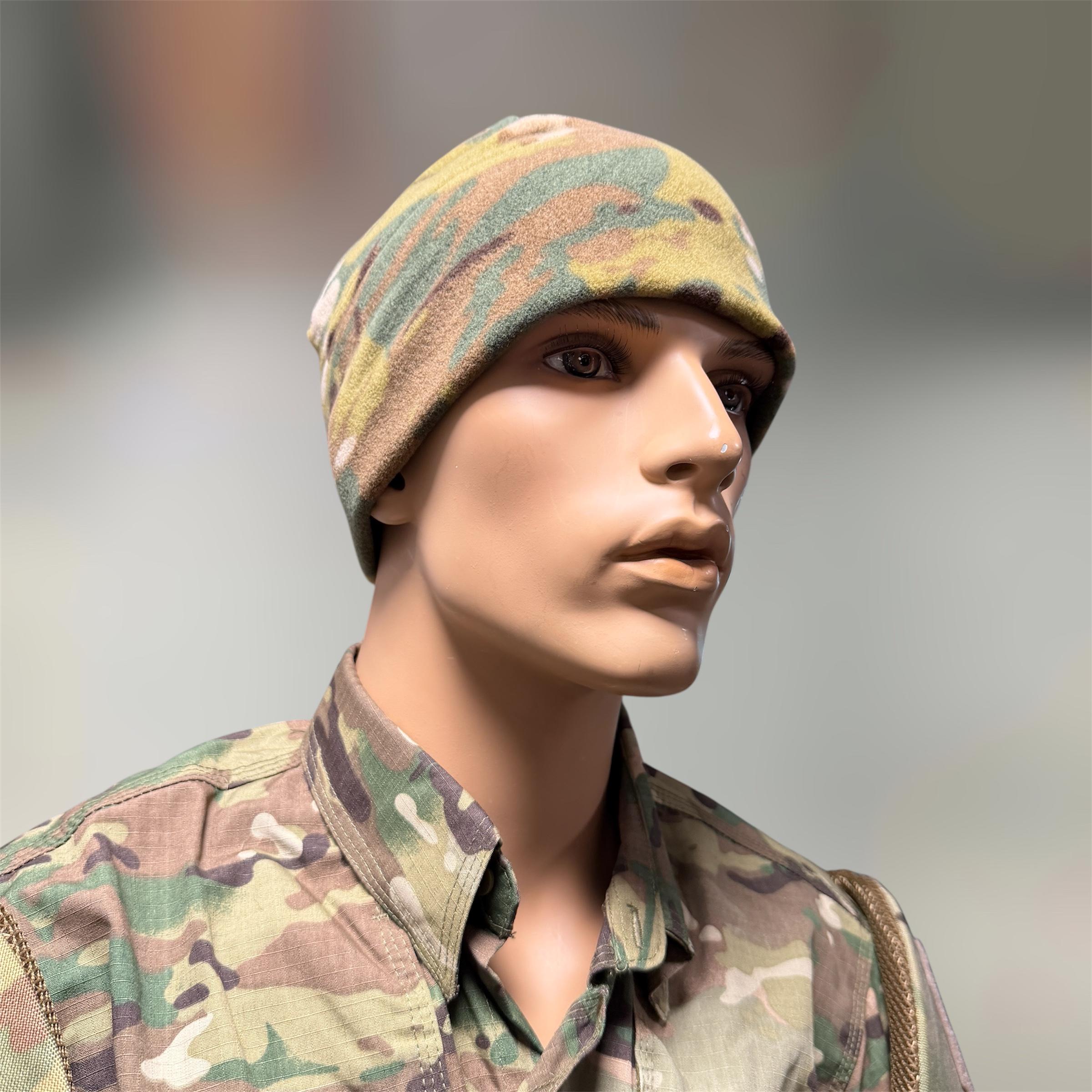 Шапка тактическая зимняя флисовая one size Мультикам (31480741)