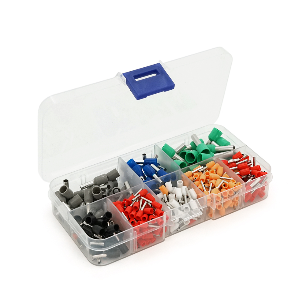 Набор клемм/наконечников O R W G Y B Bl A в боксе 400 шт. (YUT_V11611)