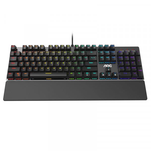 Клавиатура игровая механическая AOC GK500DR2R Gaming RGB USB Outemu Red Switch (13464875) - фото 2