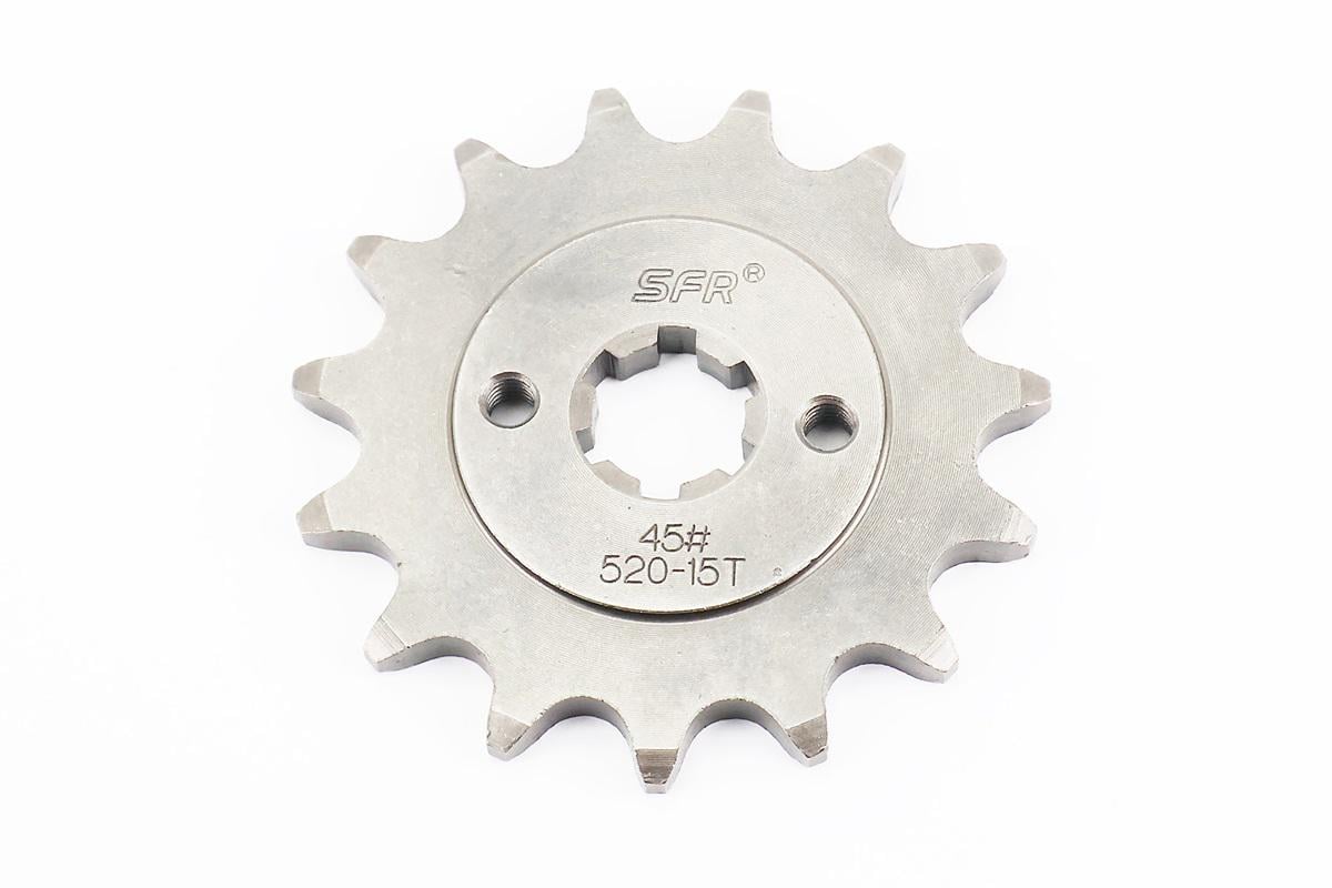 Зірка передня до мотоцикла BAJAJ PULSAR P-180 NS-200 AVENGER 220cc 520H-15T шліц 4 мм