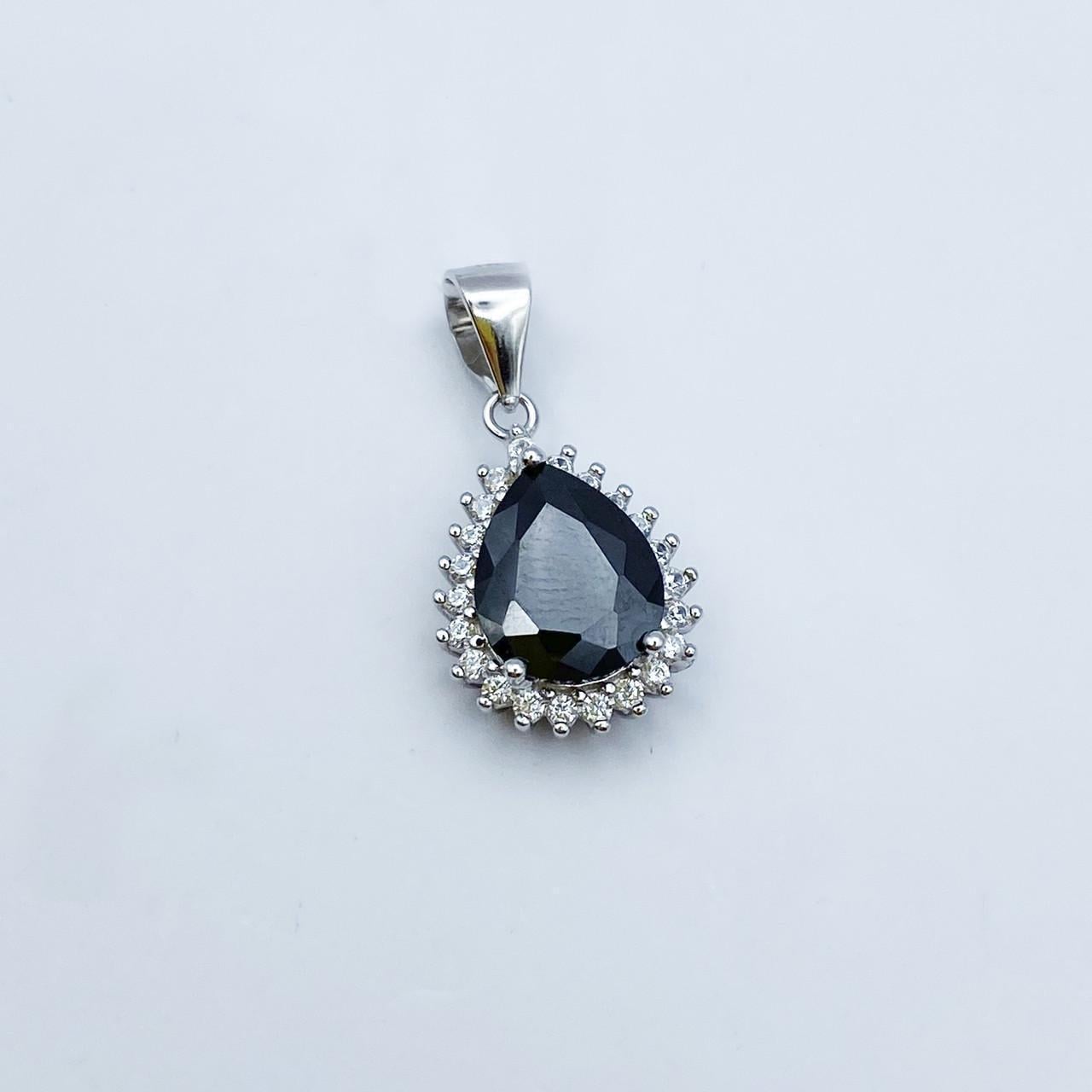 Серебряный кулон с кубическим цирконием 2,16 г (2182239480)