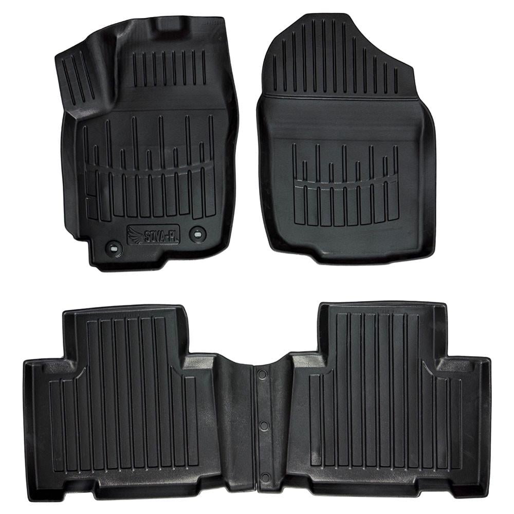 Коврики в салон SOVA-PL для Toyota RAV4 XA40 2013-2018 резиновые 4 шт. Черный (28800521)