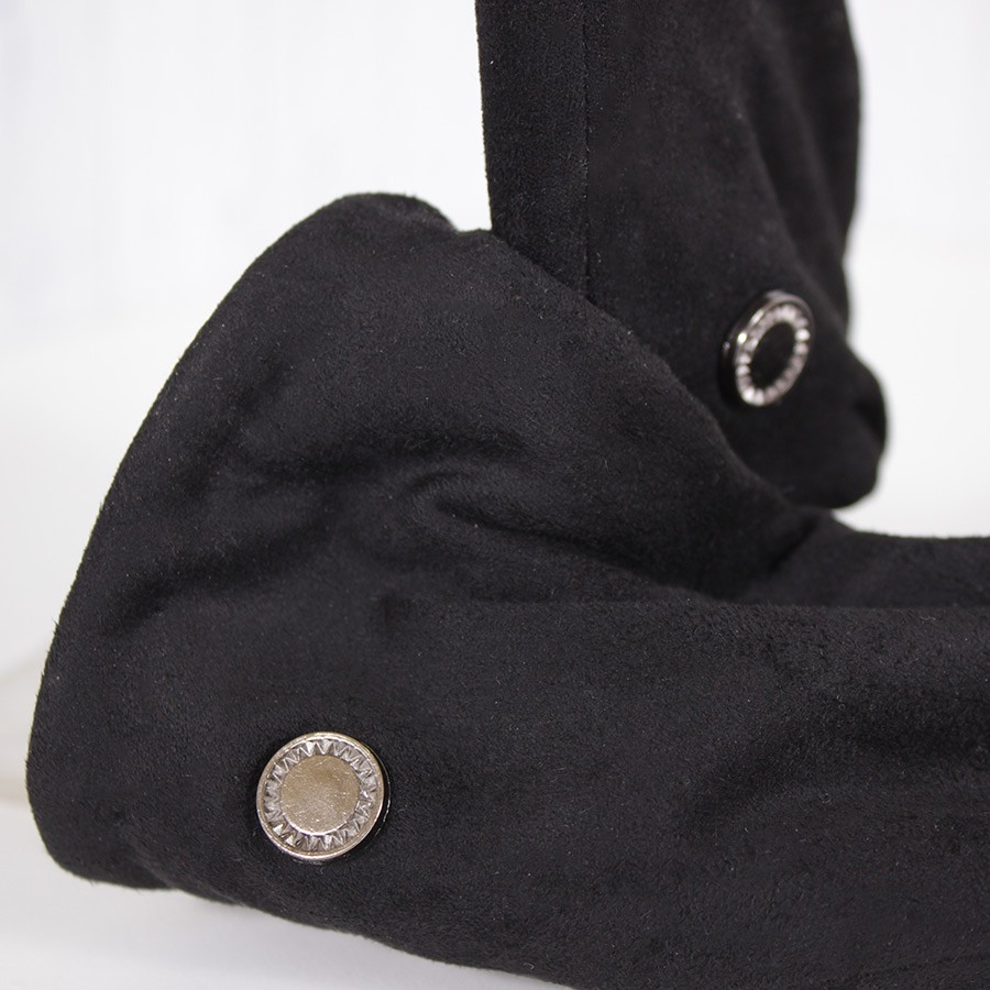 Рукавички жіночі зі штучної замші D1682-1T демісезонні 7"-7,5" Чорний (2817015137) - фото 5 Рукавички жіночі зі штучної замші D1682-1T демісезонні 7"-7,5" Чорний (2817015137) - фото 5