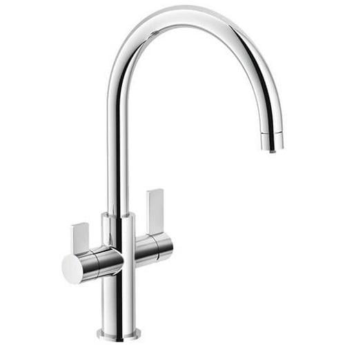 Змішувач для кухні Nobili Special FL96824/3VCR на дві води Хром (183311)