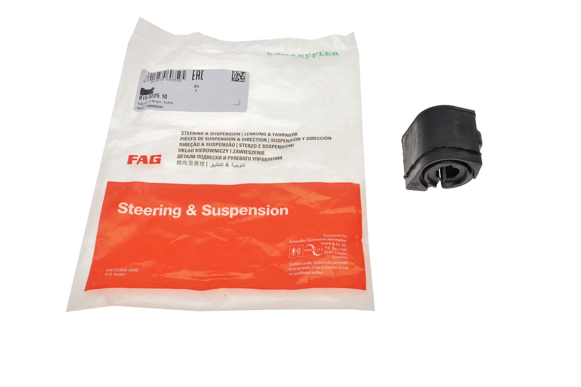 Втулка стабилизатора переднего FAG Citroen C2/C3 1.1-1.6 16V HDi 02 d 19 мм 819 0225 10 (25601828)