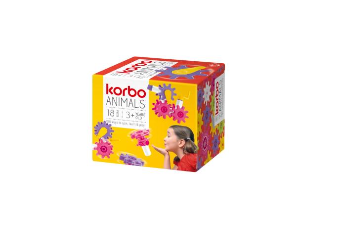 Набір для творчого конструювання Korbo Animals 18 деталей (A-011070)