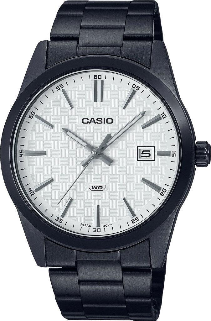 Мужские наручные часы Casio Timeless Collection MTP-VD03B-7A со стальным корпусом Белый (3151092495)