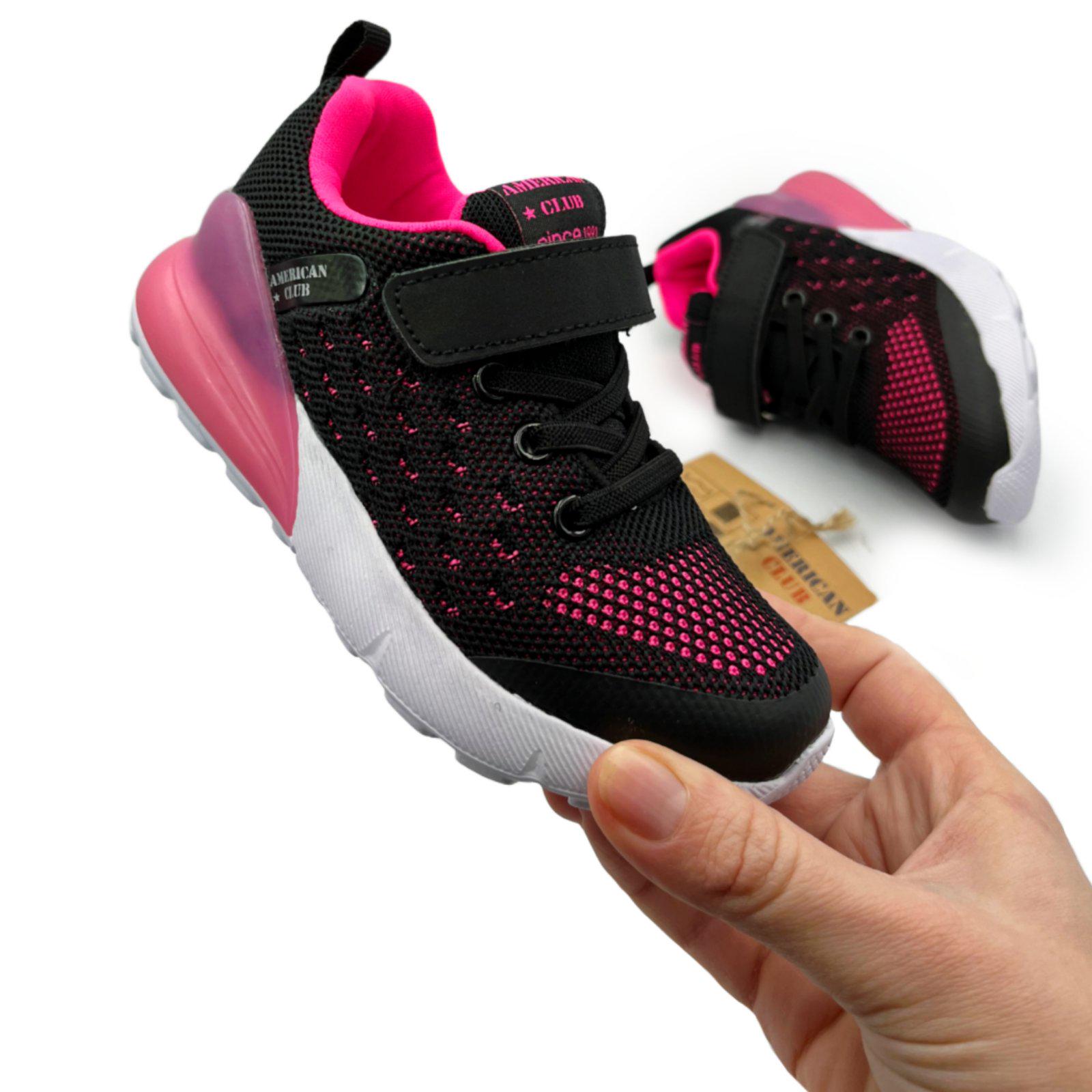 Кросівки для дівчинки American Club VM691s р. 30 Чорний - фото 3