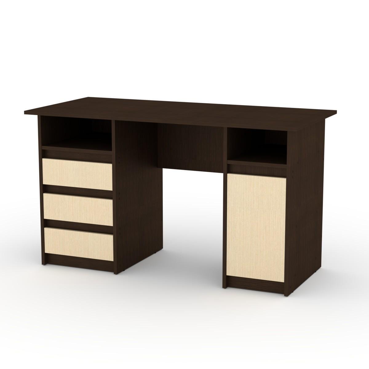 Стіл письмовий МебліКо Декан-2 130х60х74 см Венге (k-1449-2) Стіл письмовий МебліКо Декан-2 130х60х74 см Венге (k-1449-2)