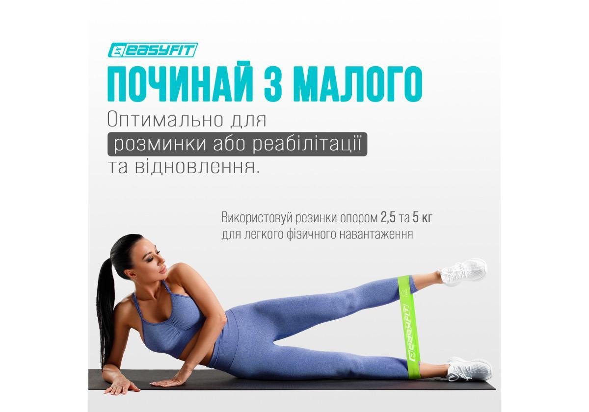 Резинки для фитнеса EasyFit 5 шт. (EF-1813) - фото 3 Резинки для фитнеса EasyFit 5 шт. (EF-1813) - фото 3
