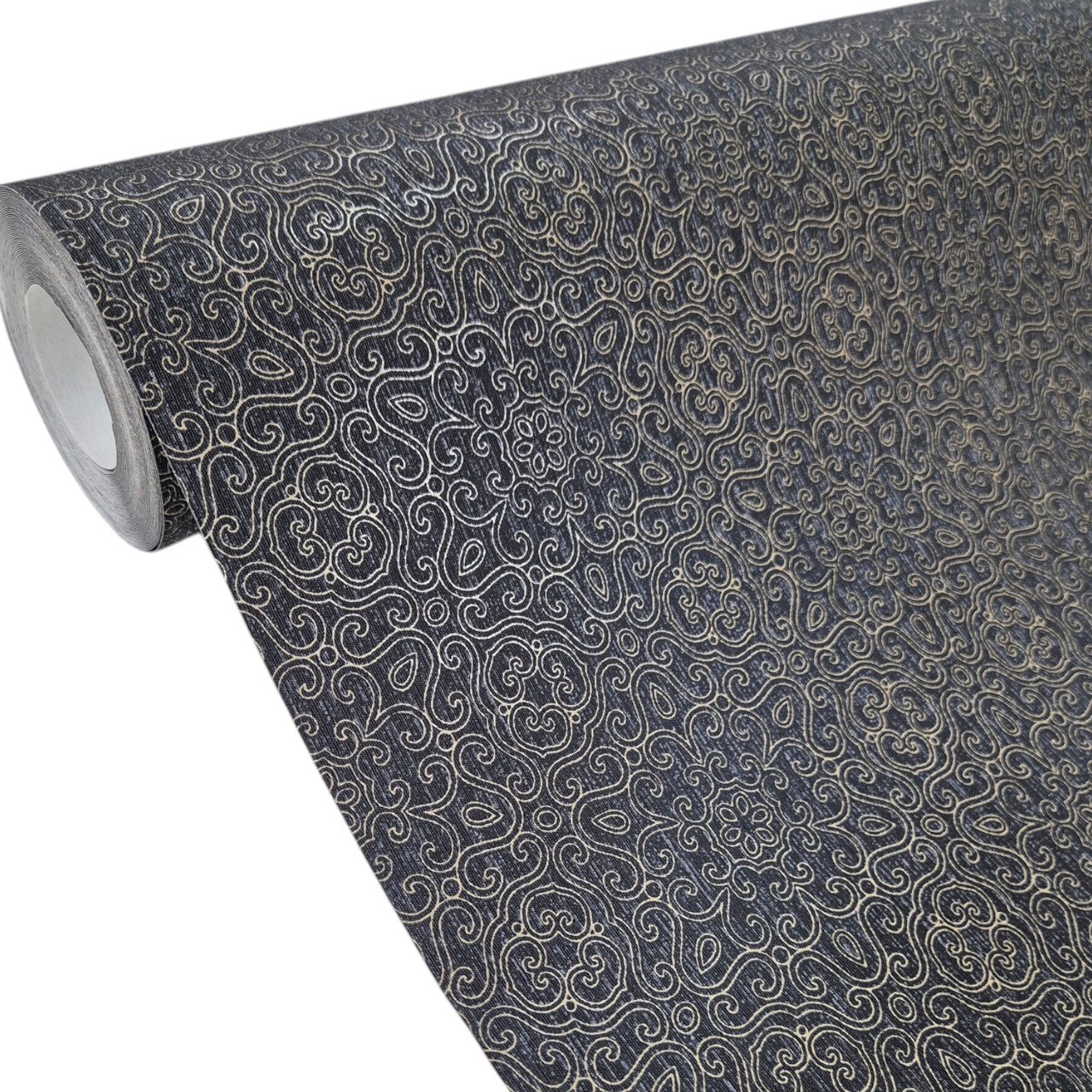 Обои виниловые Marburg 10,05x1,06 м Черный (32921)