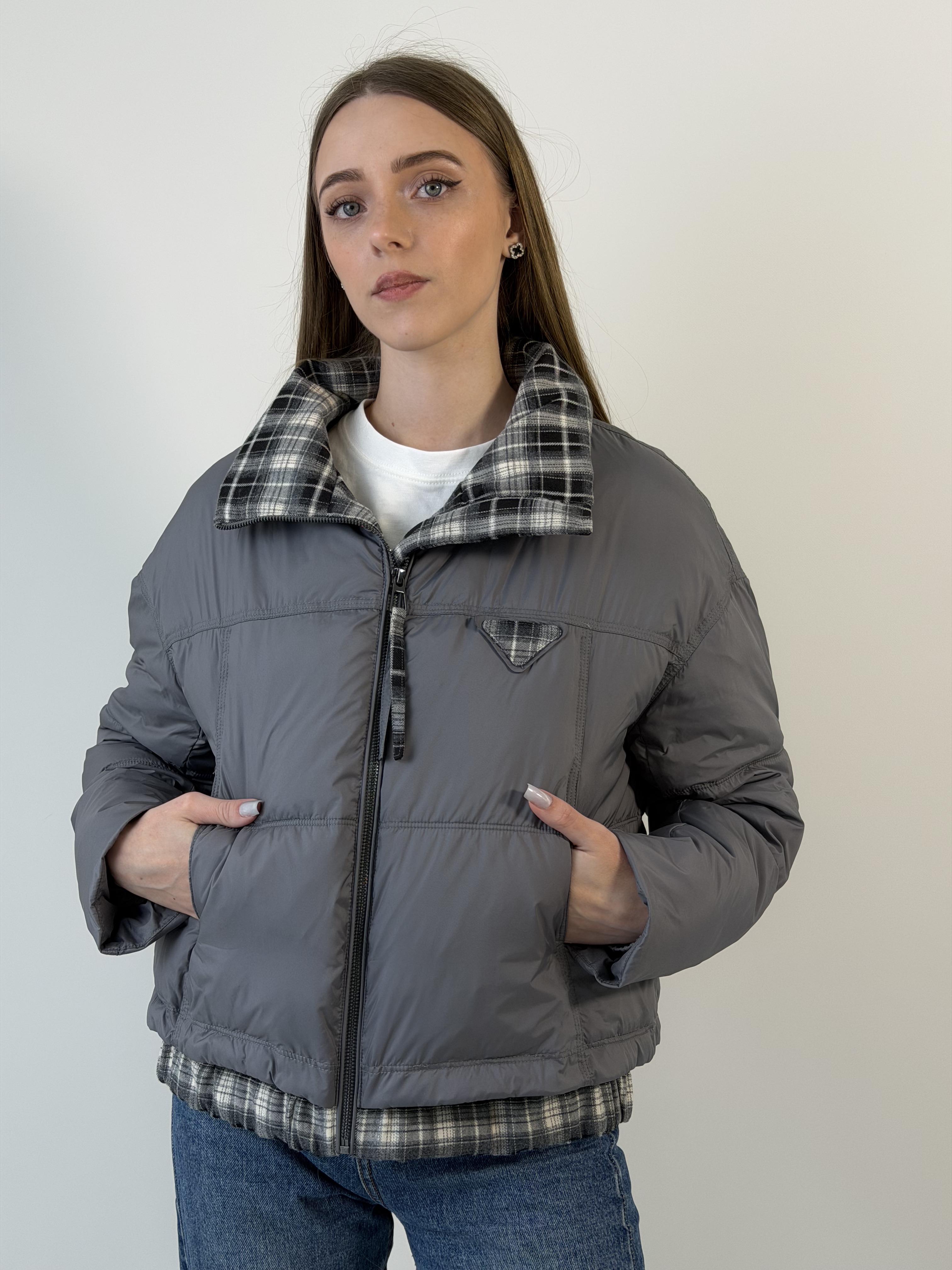 Куртка жіноча коротка оверсайз XL Сірий (8128/XL(C))