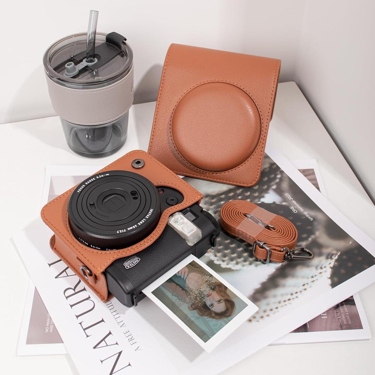 Подарунковий набір Fujifilm Instax Mini 99/фотопапір 20 шт./чохол/фотоальбом 108 фото Коричневий - фото 9 Подарунковий набір Fujifilm Instax Mini 99/фотопапір 20 шт./чохол/фотоальбом 108 фото Коричневий - фото 9