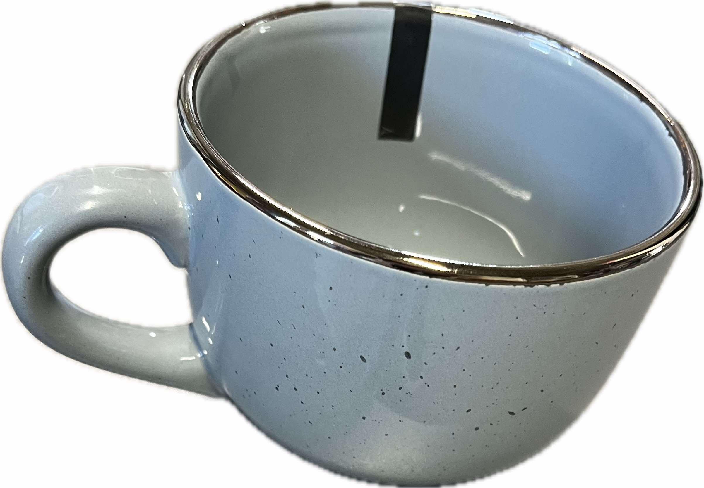 Чашка керамическая Ardesto Bagheria 480 мл Серый (AR2648GREY)