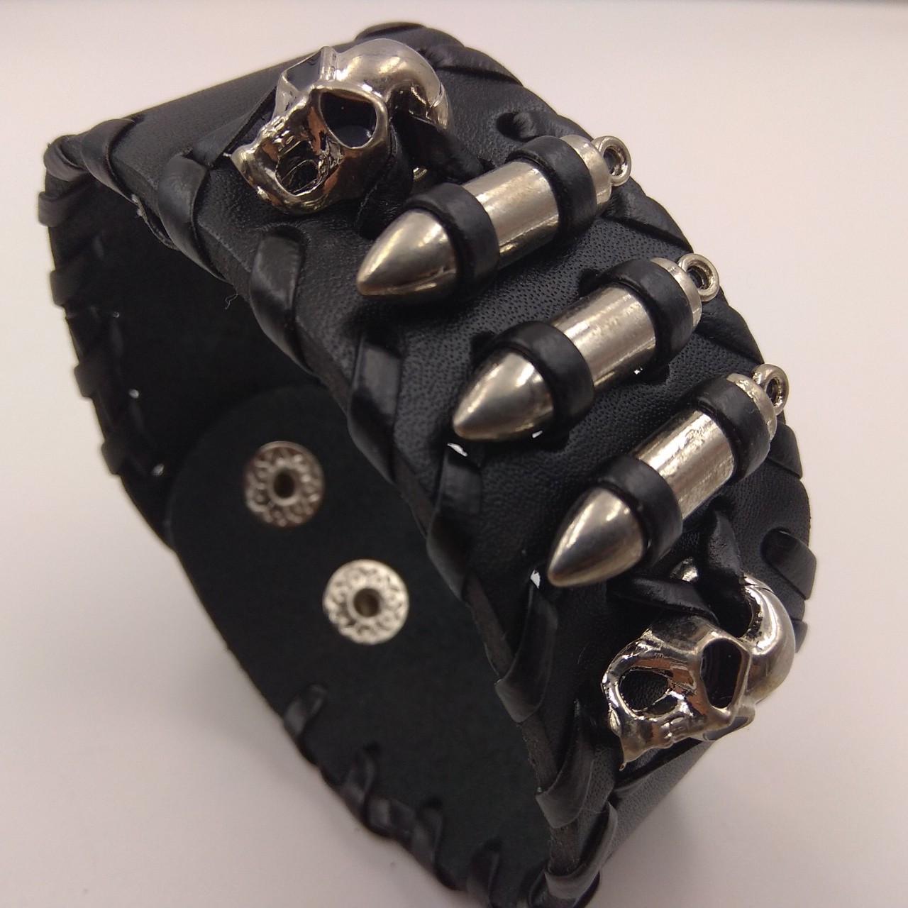 Браслет кожаный мужской Европейский стиль 00006