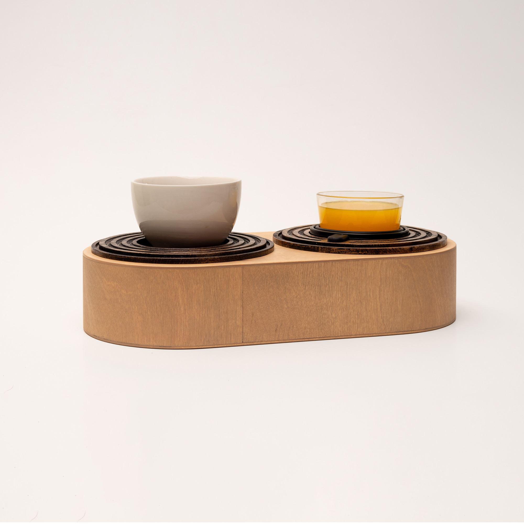 Підставка балансуюча Spillno Oval під келих/пляшку/банку з двосторонньою підставкою для чашки або тарілки (80002) - фото 2