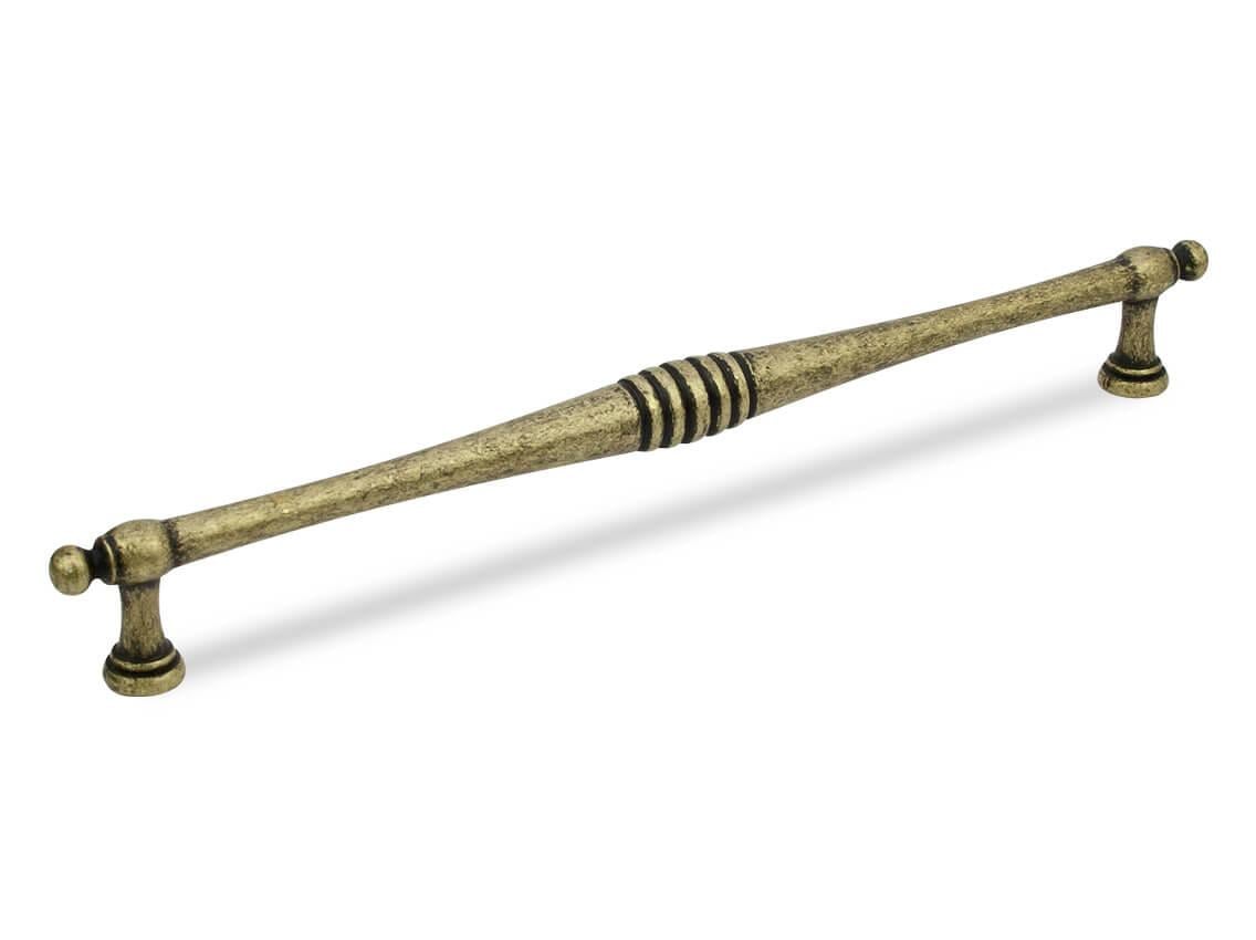 Мебельная рейнинговая ручка Virno Antique 634/224 Патинированная бронза (70620)