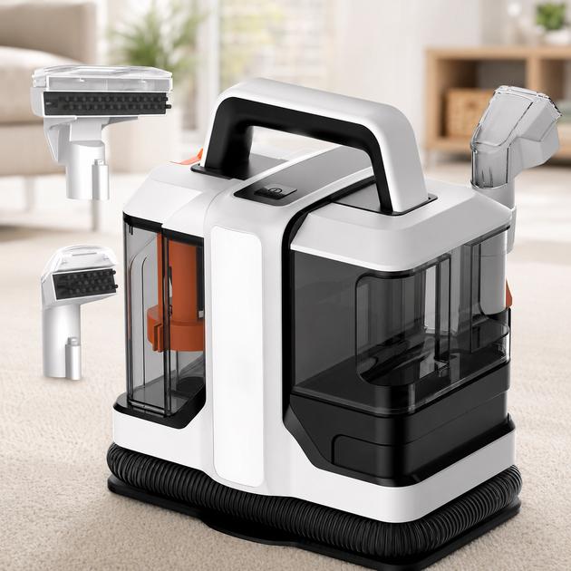 Пылесос моющий Portable Carpet Cleaner Domotec MS 4415 4200W (1011175-White)
