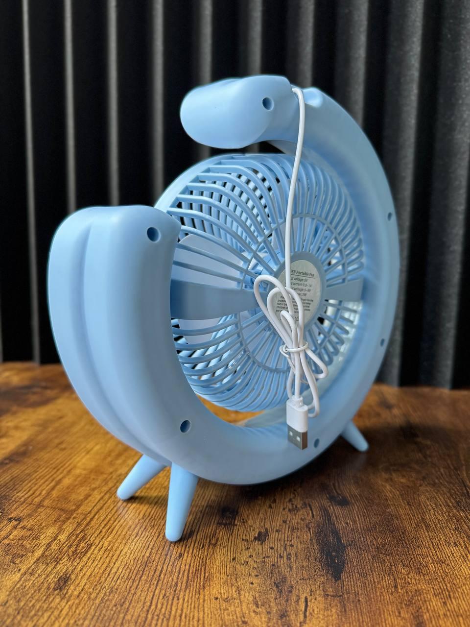 Вентилятор настільний з підсвічуванням RGB від USB (XL-1292) - фото 3 Вентилятор настільний з підсвічуванням RGB від USB (XL-1292) - фото 3