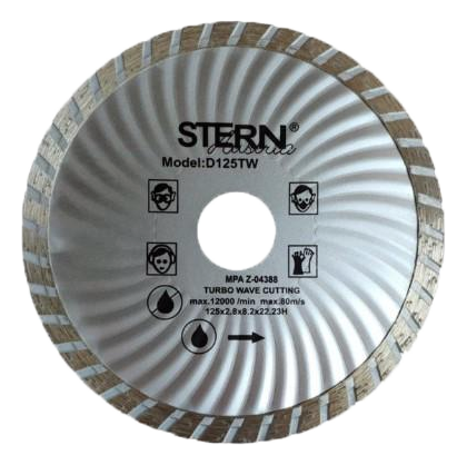 Диск алмазный турбо Stern 230 мм (54217) - фото 3 Диск алмазный турбо Stern 230 мм (54217) - фото 3