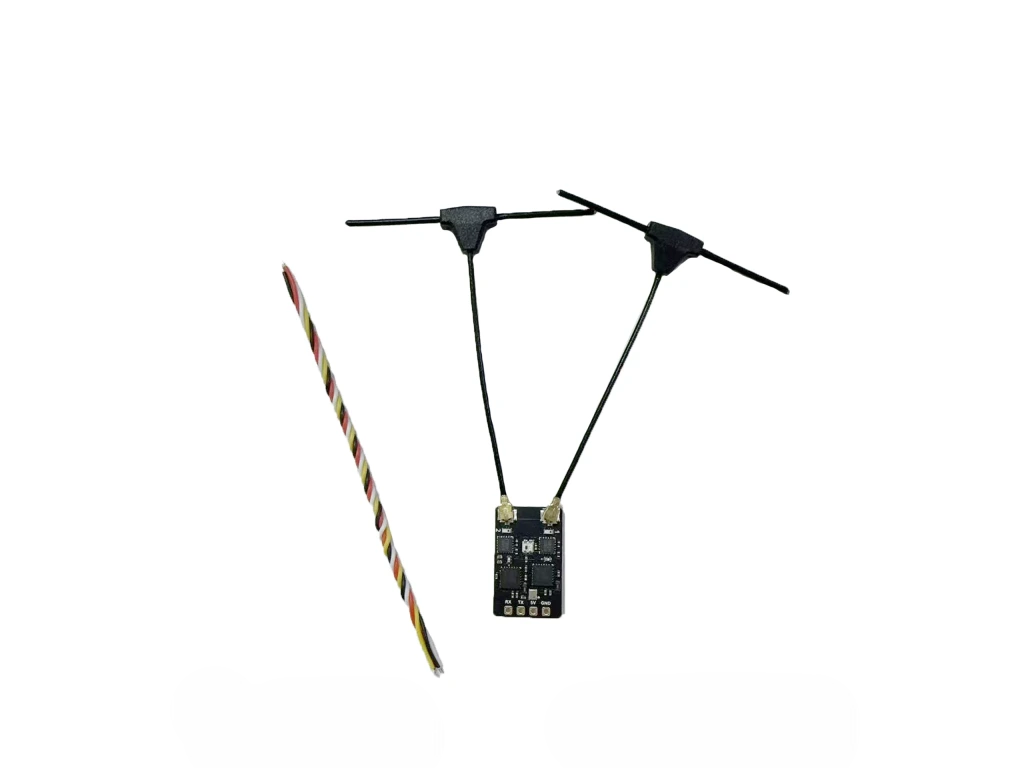 FPV приемник Pilotix ELRS 2.4GHz Diversity с двумя антеннами T PNP (2837)