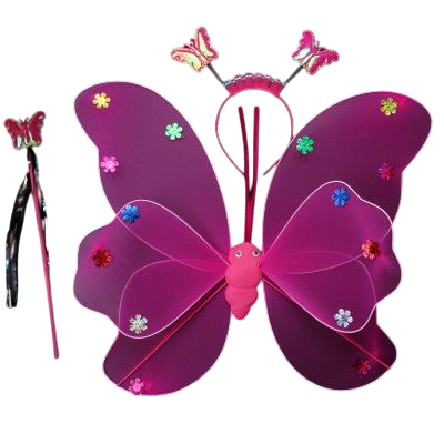 Вбрання карнавальне метелик 9081 Малиновий (4482964) Вбрання карнавальне метелик 9081 Малиновий (4482964)