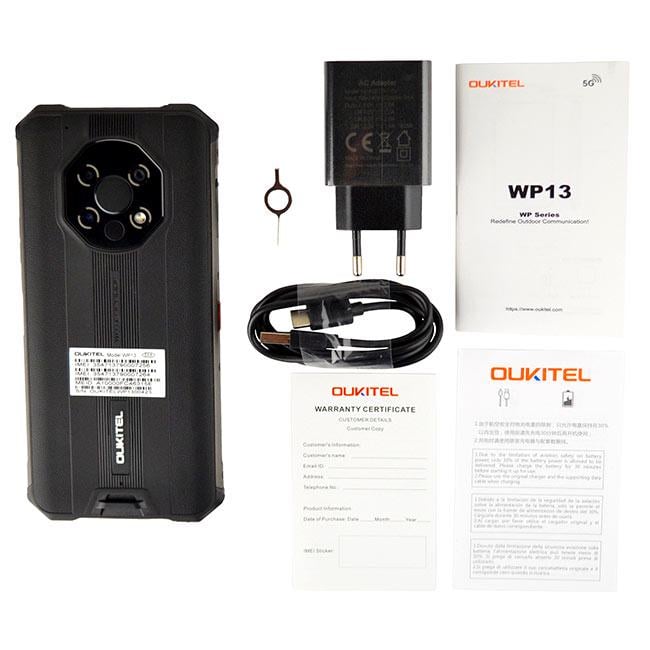 Смартфон Oukitel WP13 8/128Gb NFC Black - фото 4 Смартфон Oukitel WP13 8/128Gb NFC Black - фото 4