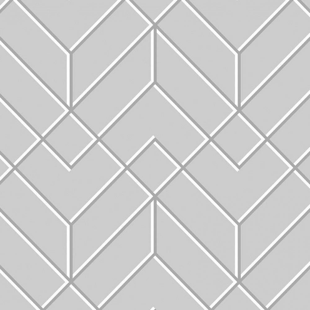 Обои виниловые на флизелиновой основе Graham Brown Kabuki 106155 0,53х10,05 м Серый