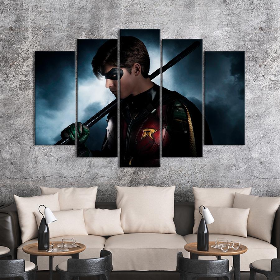 Настенний декор Супергерой Готема Робин 112x68 см (A127-5)