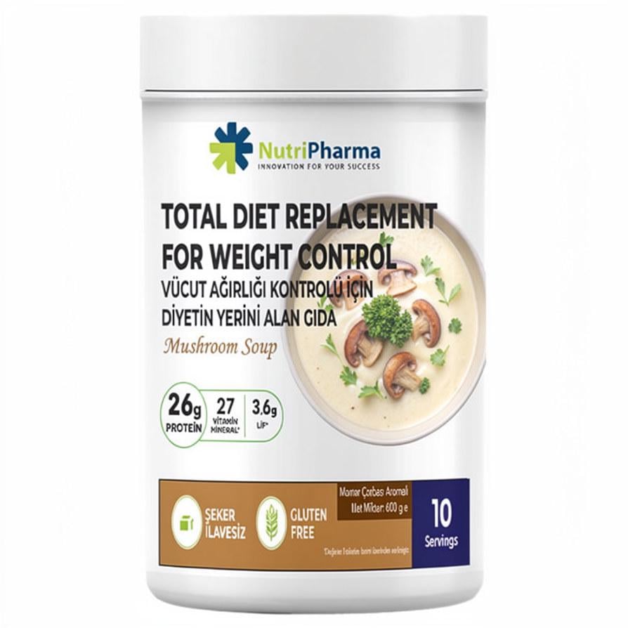 Диетическая добавка Питательный суп Грибной Nutripharma 600 г (37689522)