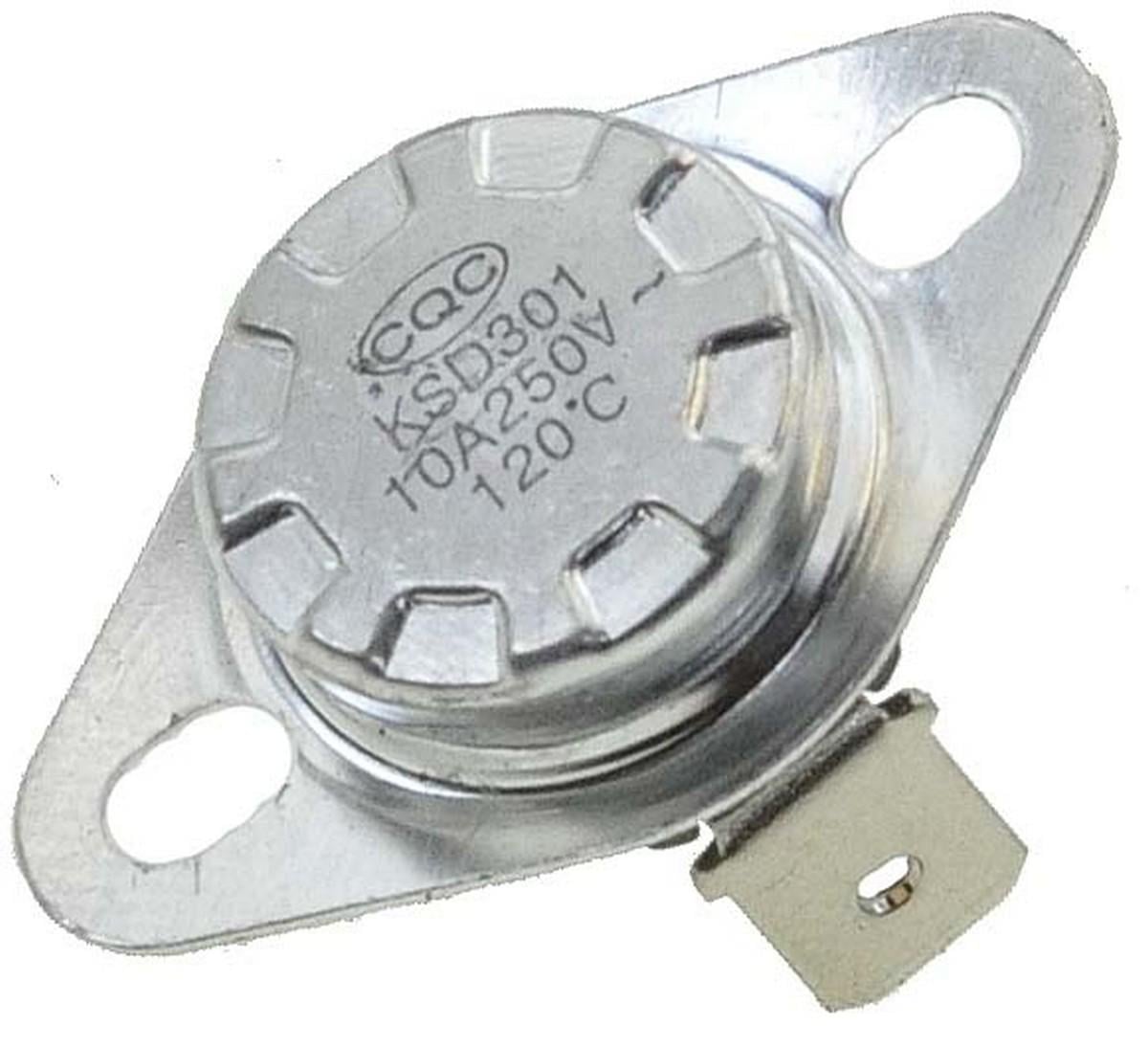 Термореле для утюгов и обогревателей KSD 301 120хC 10A 250V (tr106)
