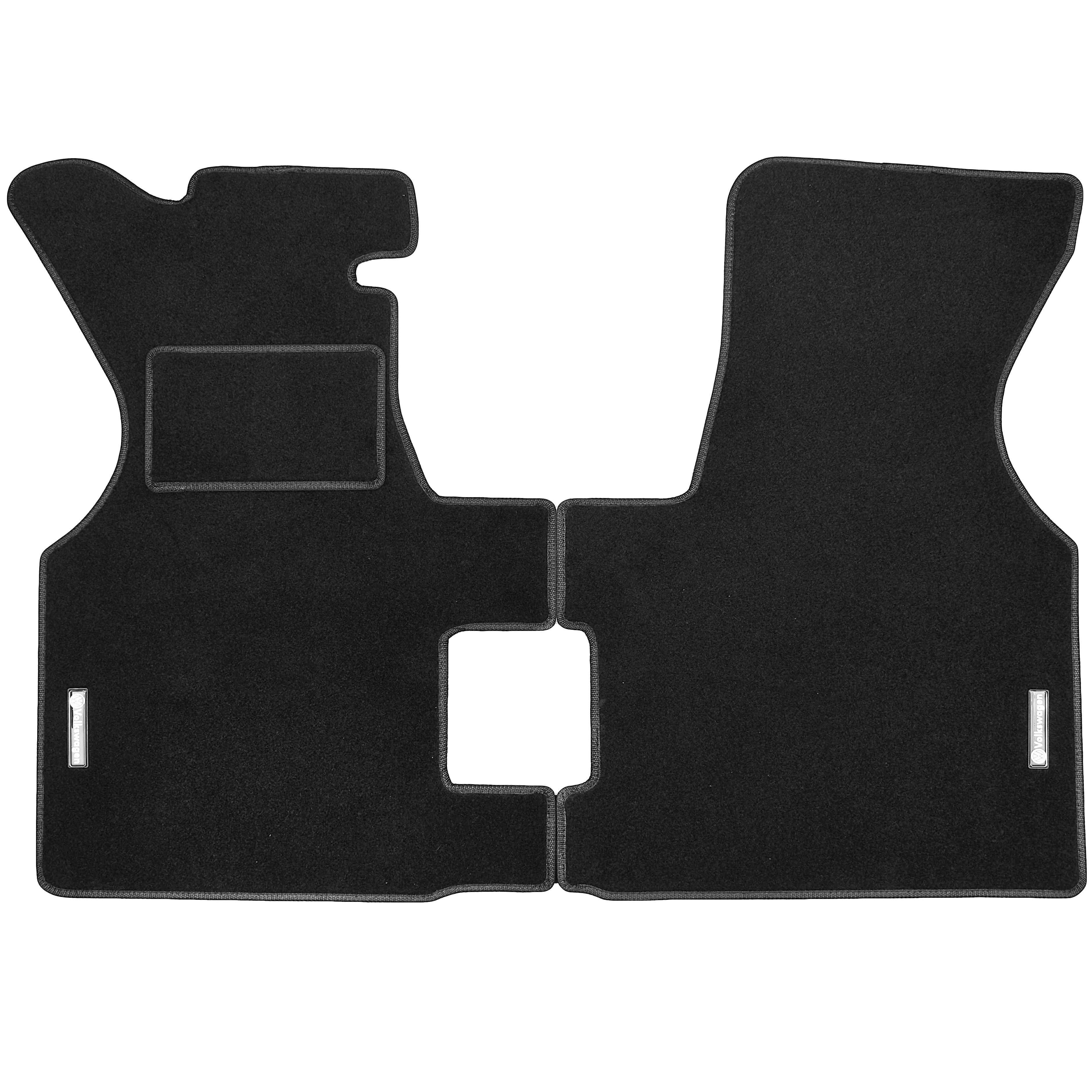 Коврики в салон для Volkswagen Transporter T4 '90-03 текстильные Черный (21602)