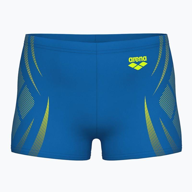 Плавки-шорты для мальчиков Arena POSEIDONIA SWIM SHORT 164 см Голубой/Желтый (009008-806 164)
