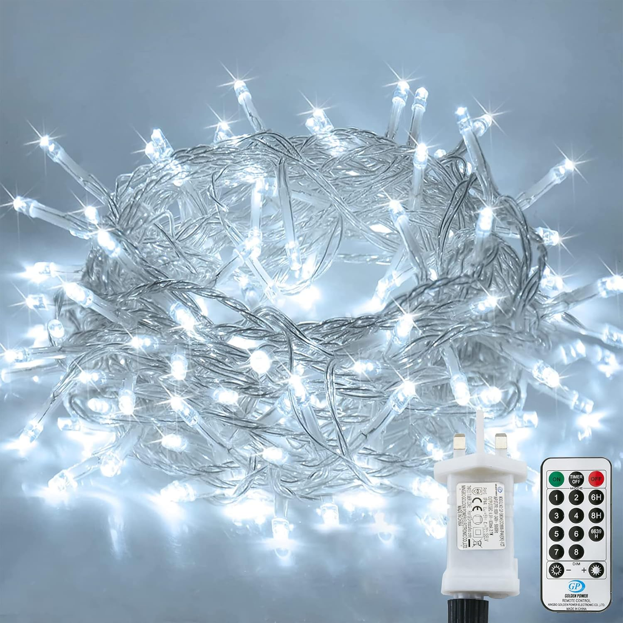 Гирлянда Lezonic Outdoor Fairy Lights 12 м Холодный свет (2979628039)