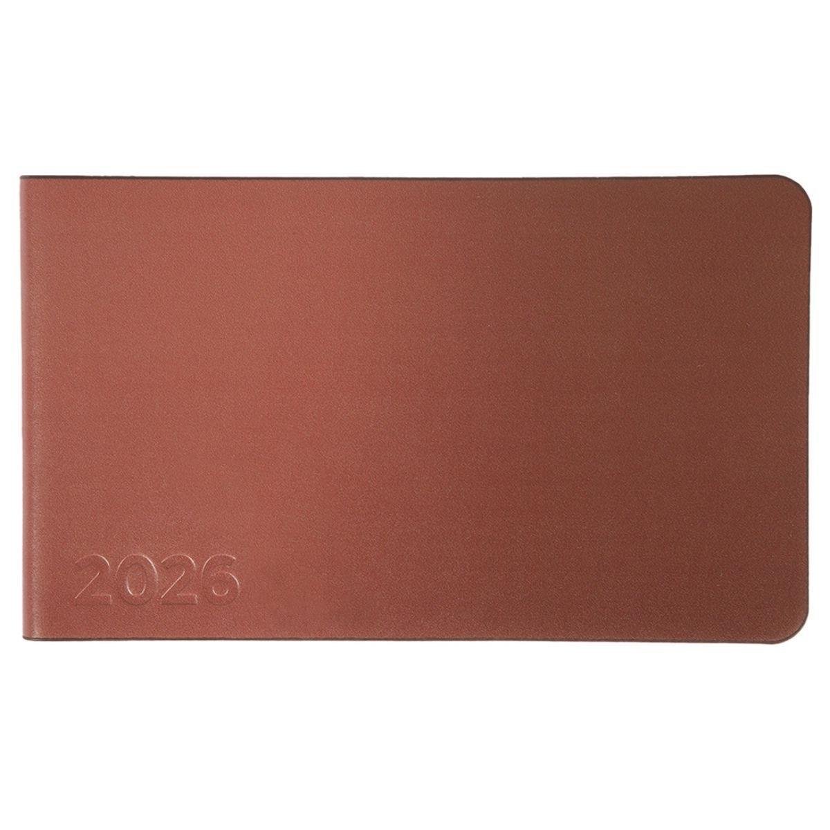 Еженедельник датированный 2026 Leo Planner Choco 10х17 см 128 стр. Коричневый (252716)