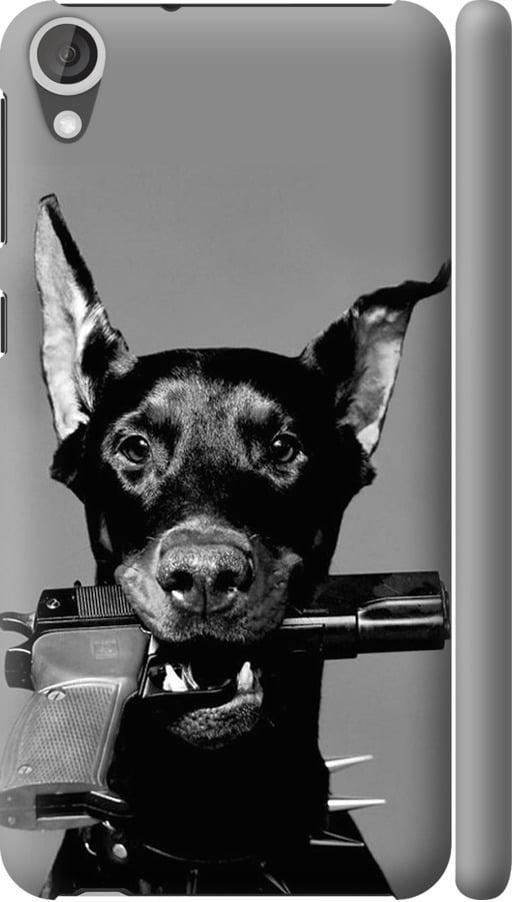 Чехол на HTC Desire 820 Доберман (2745m-133-42517)