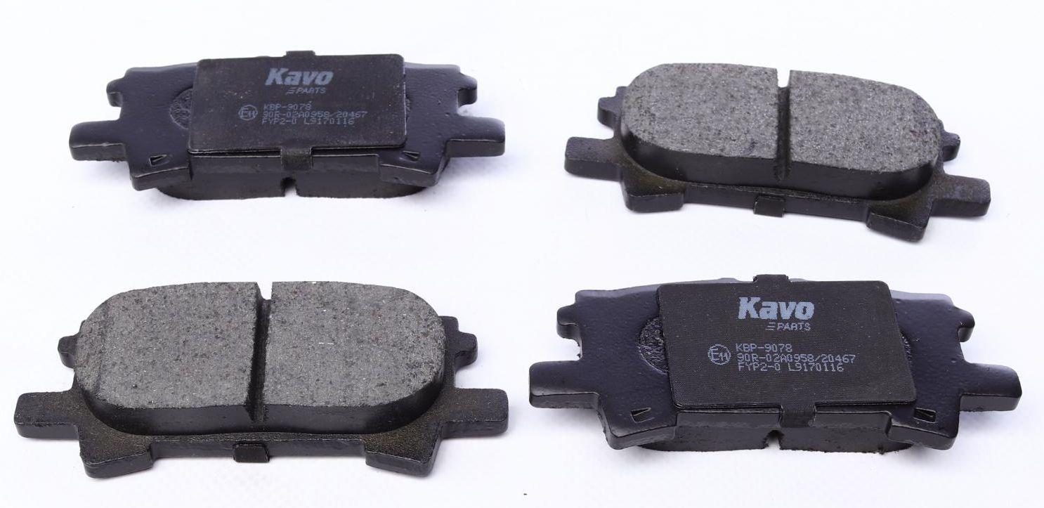 Колодки тормозные задние Lexus RX 03-08 KBP-9078 KAVO PARTS Колодки тормозные задние Lexus RX 03-08 KBP-9078 KAVO PARTS