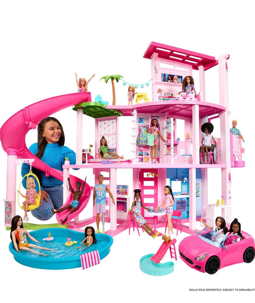 Ігровий набір великий Barbie Ляльковий будинок мрії Барбі Dreamhouse більше 75 пр. (3003678265)