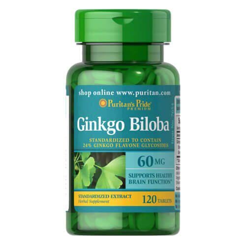 Гинкго Билоба Puritan's Pride Ginkgo Biloba 60 мг 120 tab (07654)