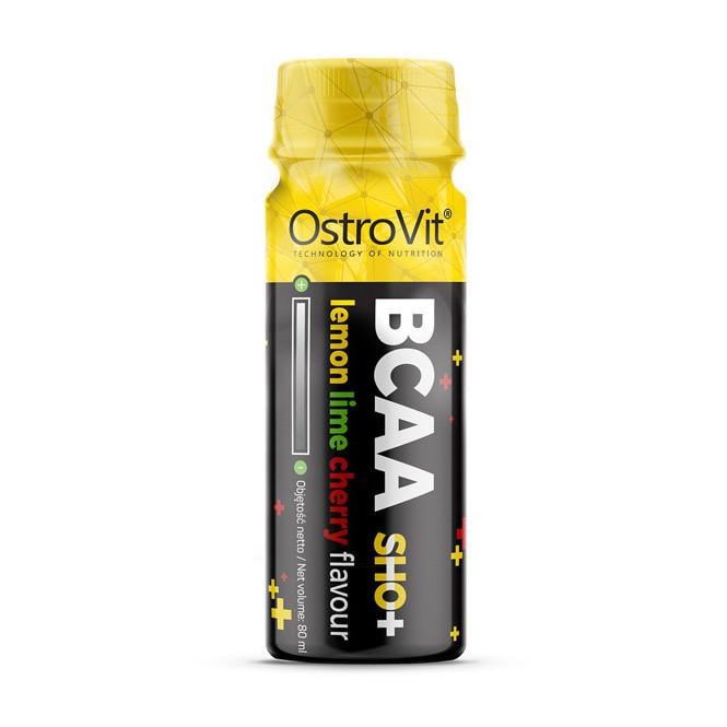 Амінокислоти OstroVit BCAA Shot 80 мл Лимон лайм вишня (10919-01)