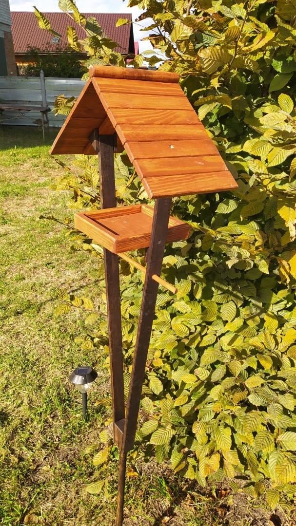 Кормушка разборная для птиц Фале из дерева 38х16х160 см - фото 9 Кормушка разборная для птиц Фале из дерева 38х16х160 см - фото 9