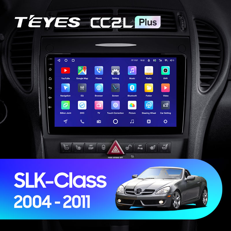 Автомагнитола штатная Teyes CC2L Plus для Mercedes-Benz SLK Class R171 2004-2011 Android 2/32 Гб (1596646494) - фото 3