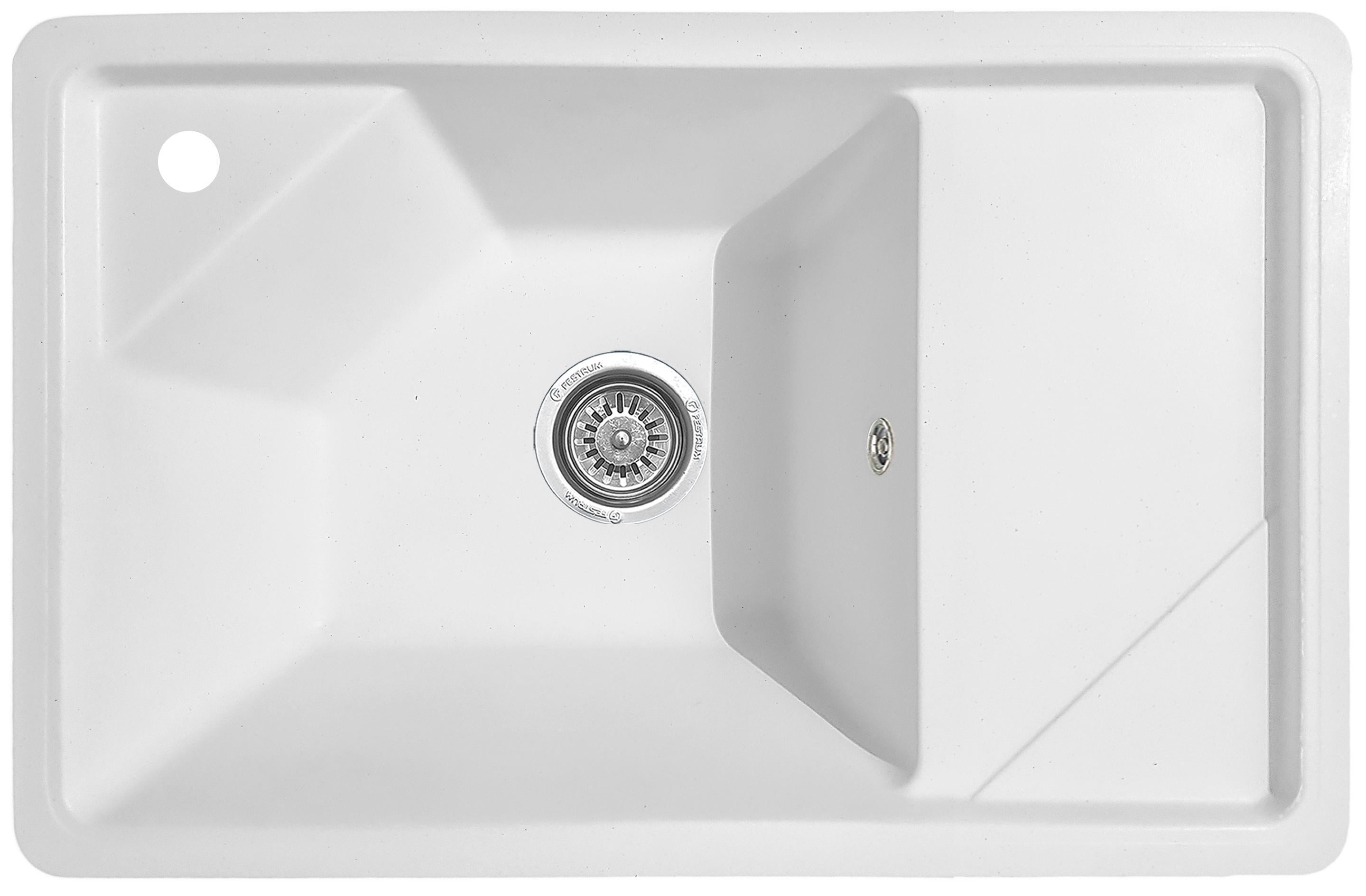 Мойка кухонная Valetti 64T 720х465 мм Белый